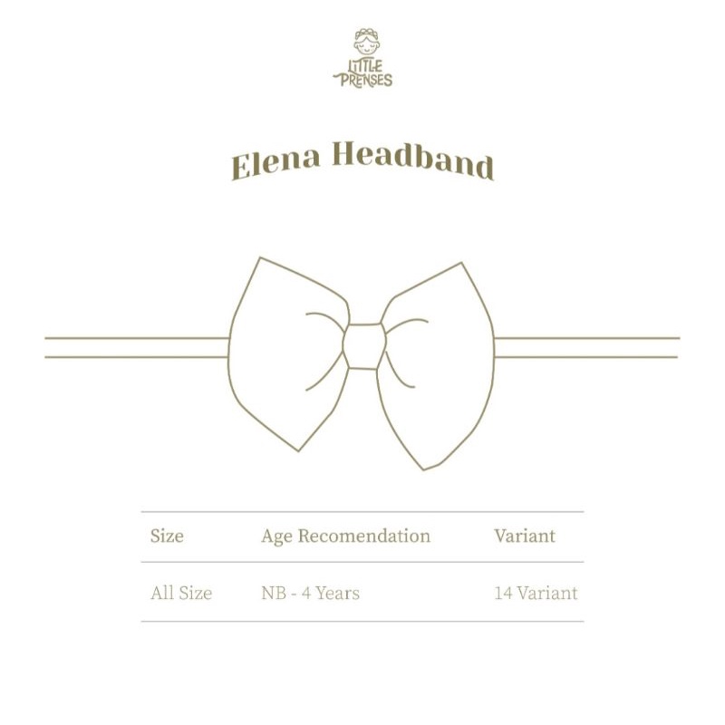 Elena Headband Little Prenses