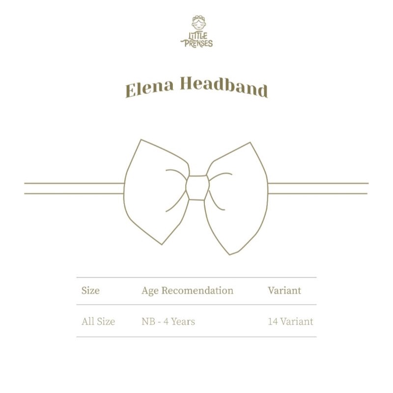 Elena Headband Little Prenses