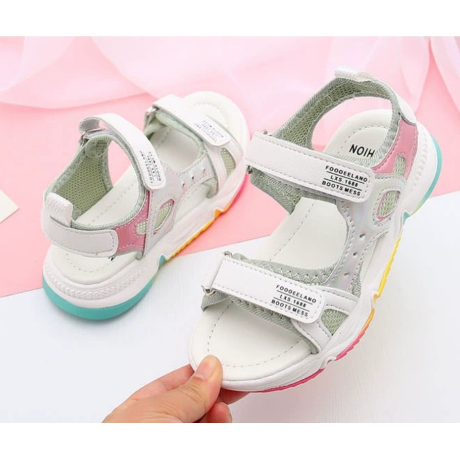 Sandal Tali Anak Perempuan Margareta Rainbows KK56