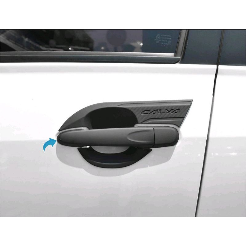 Cover Pegangan Pintu Calya / Sigra Handle Cover Blacktivo
