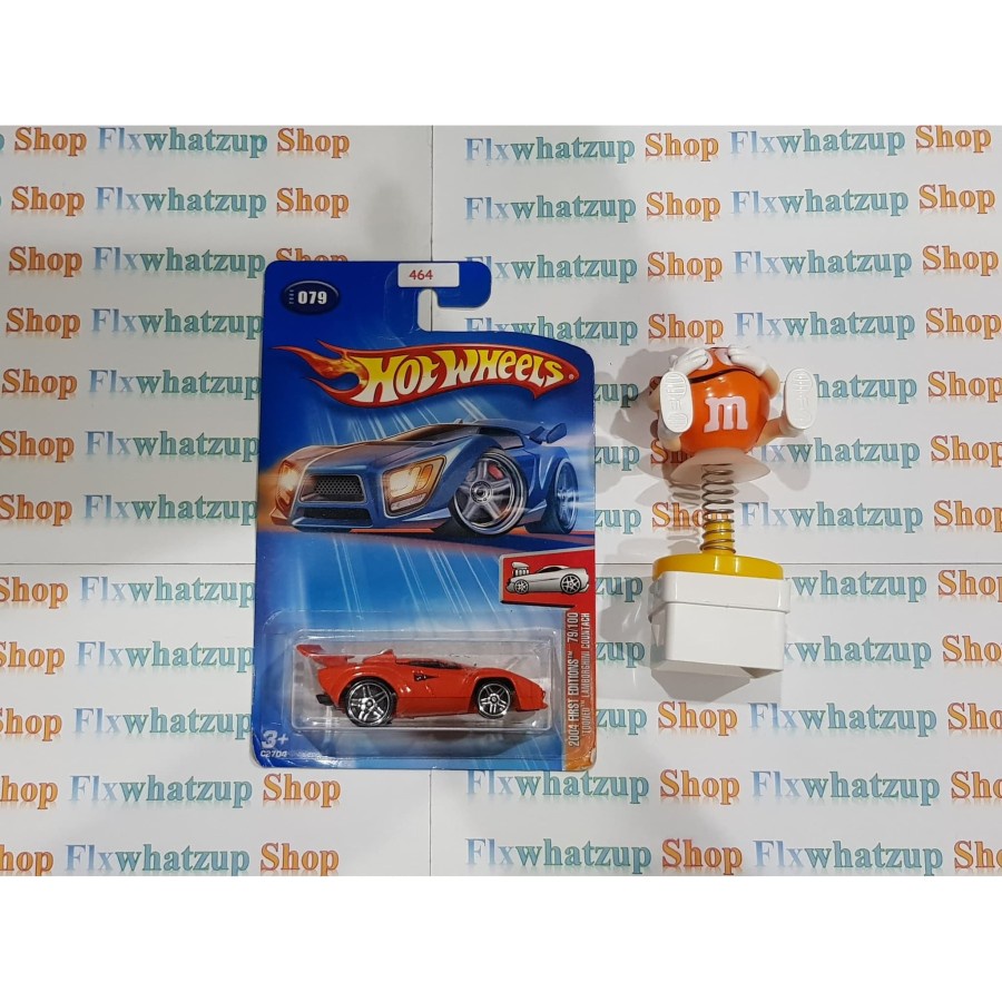 Hot Wheels Lamborghini Countach FIRST EDITION (TOONED) - ORANGE