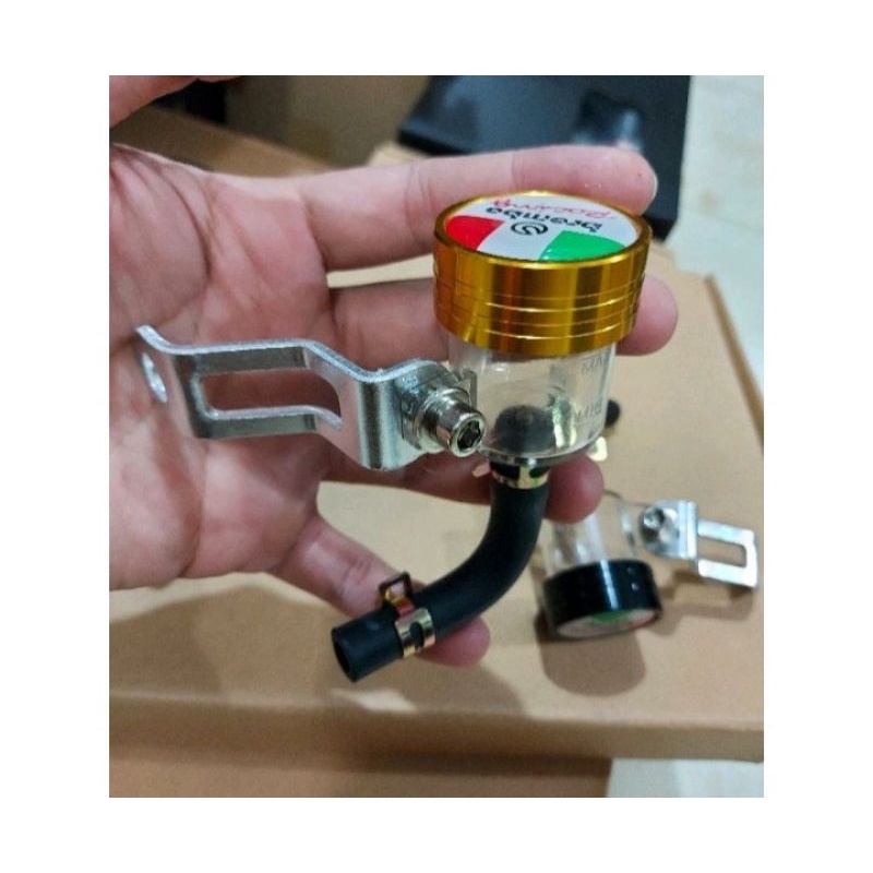 tabung minyak rem universal all motor ud sepaket breket n selang semua master rem bsa pakai universal