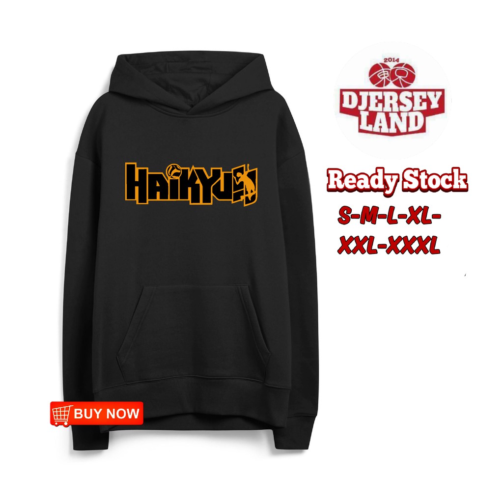 HOODIE ANIME JEPANG HAIKYUU LOGO KEREN HOODIE ANIME MANGA JEPANG