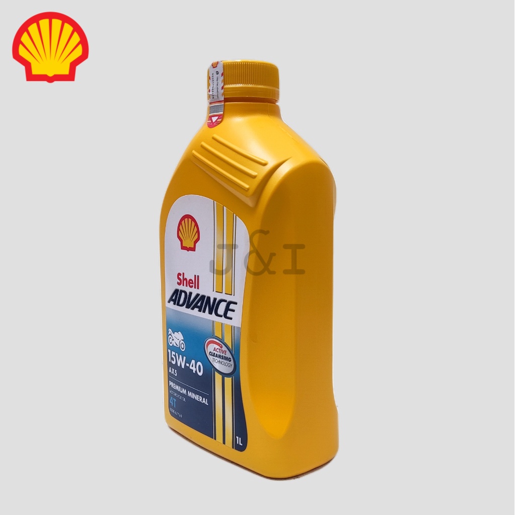 Oli Shell Advance AX5 15W-40 API SL JASO MA2 1 Liter