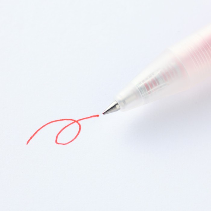 

Trendi Smooth Gel Ink Ballpoint Pen Knock Type 0.5Mm Muji / Bolpoin Muji Terlaris