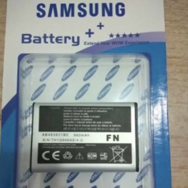 Batterai Samsung Galaxy C3322 / B3410 / B5310 / S3650 / S5260 / Lakota Original Baterai