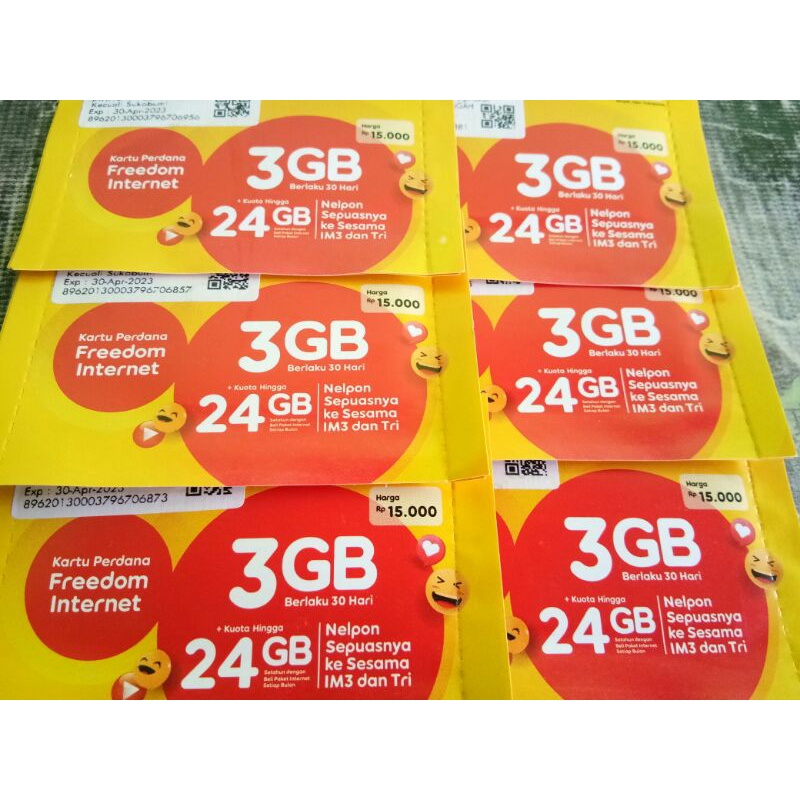 SP INDOSAT  3GB