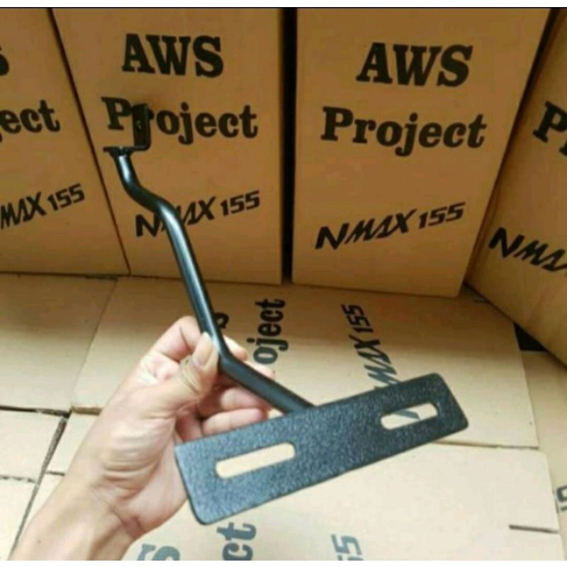 Dudukan plat all new nmax 2020 2021 AWS