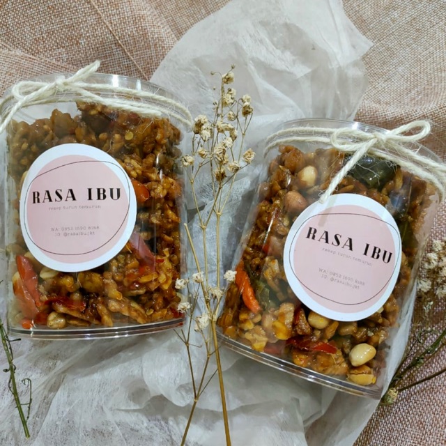 

Orek/Kering Tempe Kacang (2 toples)