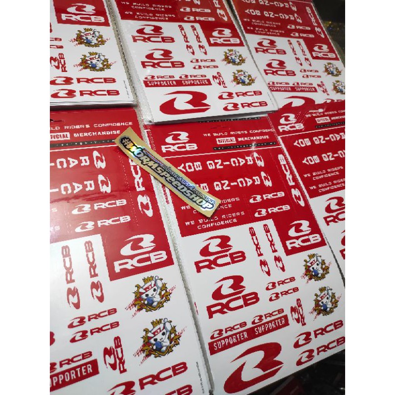 Stiker RCB Racingboy set original