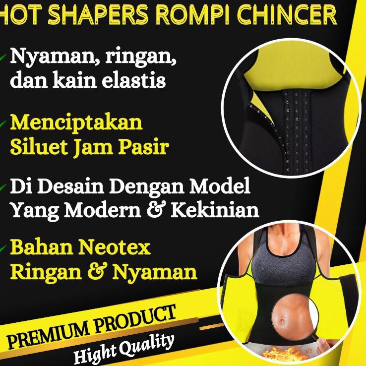 Korset Pelangsing Perut Cami Hot Shaper Slimming Vest Rompi Neotex