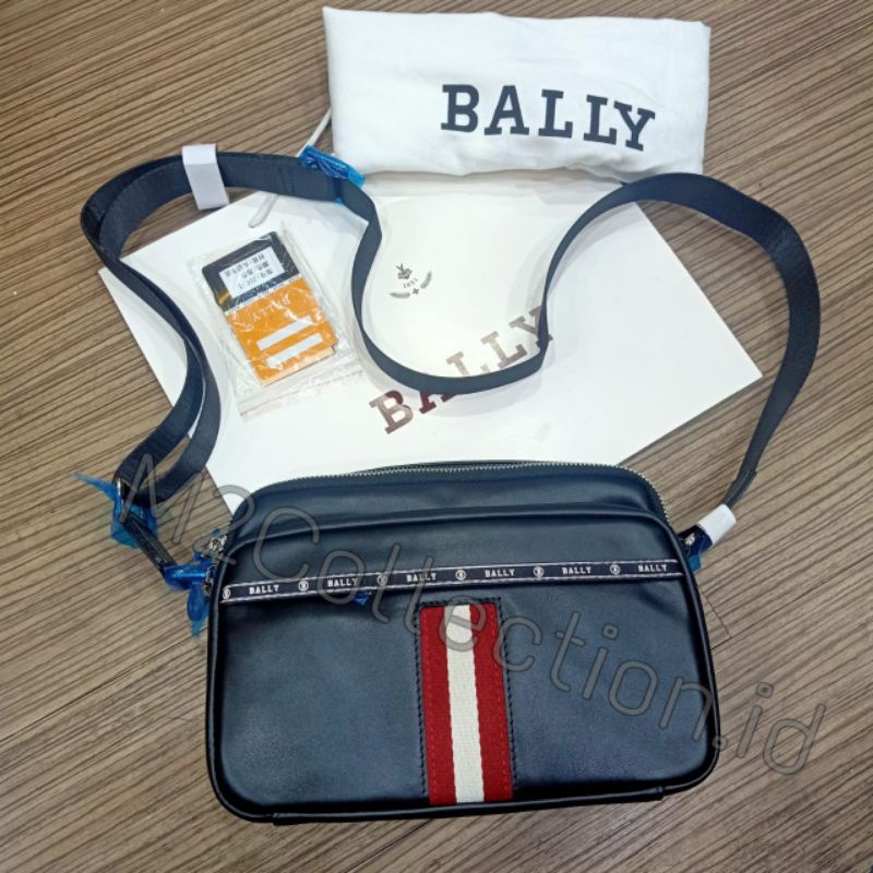 Tas Selempang BALLY Men Crossbody Leather Bag Mirror Quality