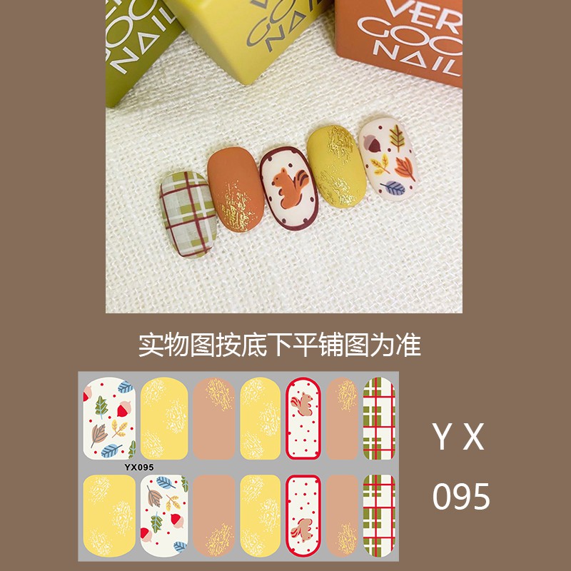 KODE YX BAG 51 - 100 STIKER KUKU NAIL STICKER KARAKTER FREE KIKIR KUKU MINI