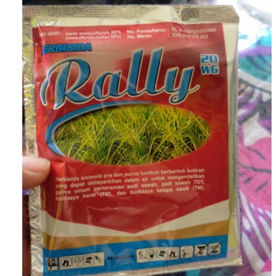 RALLY 20WG Herbisida Gulma Padi Petrokimia Kayaku isi 5 gram