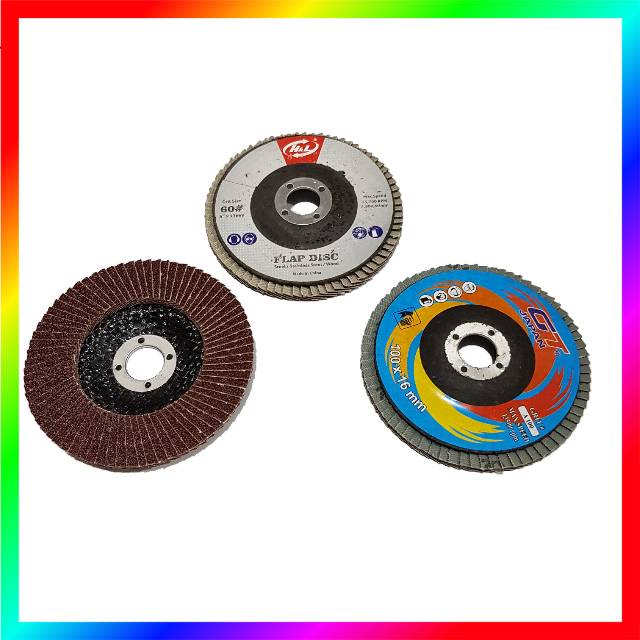 Flap Disc  4 Inci Batu Gerinda Grenda Polish Poles