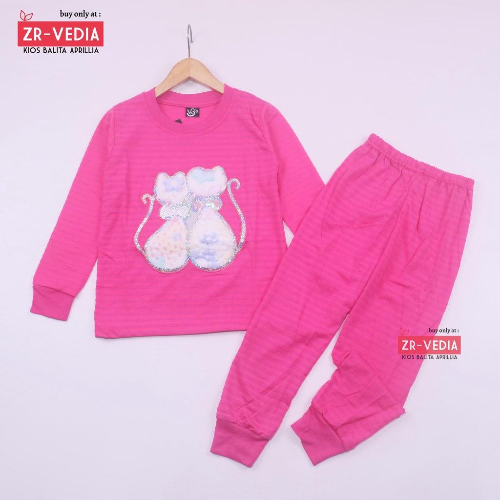 Set Bunny Kids uk bayi-10 Tahun / EXPORT PREMIUM Setelan Karakter Anak Perempuan Piyama Baju Tidur