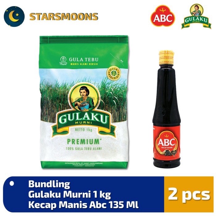 

Bundling Gula Gulaku 1 Kg + Kecap Manis ABC 135 Ml