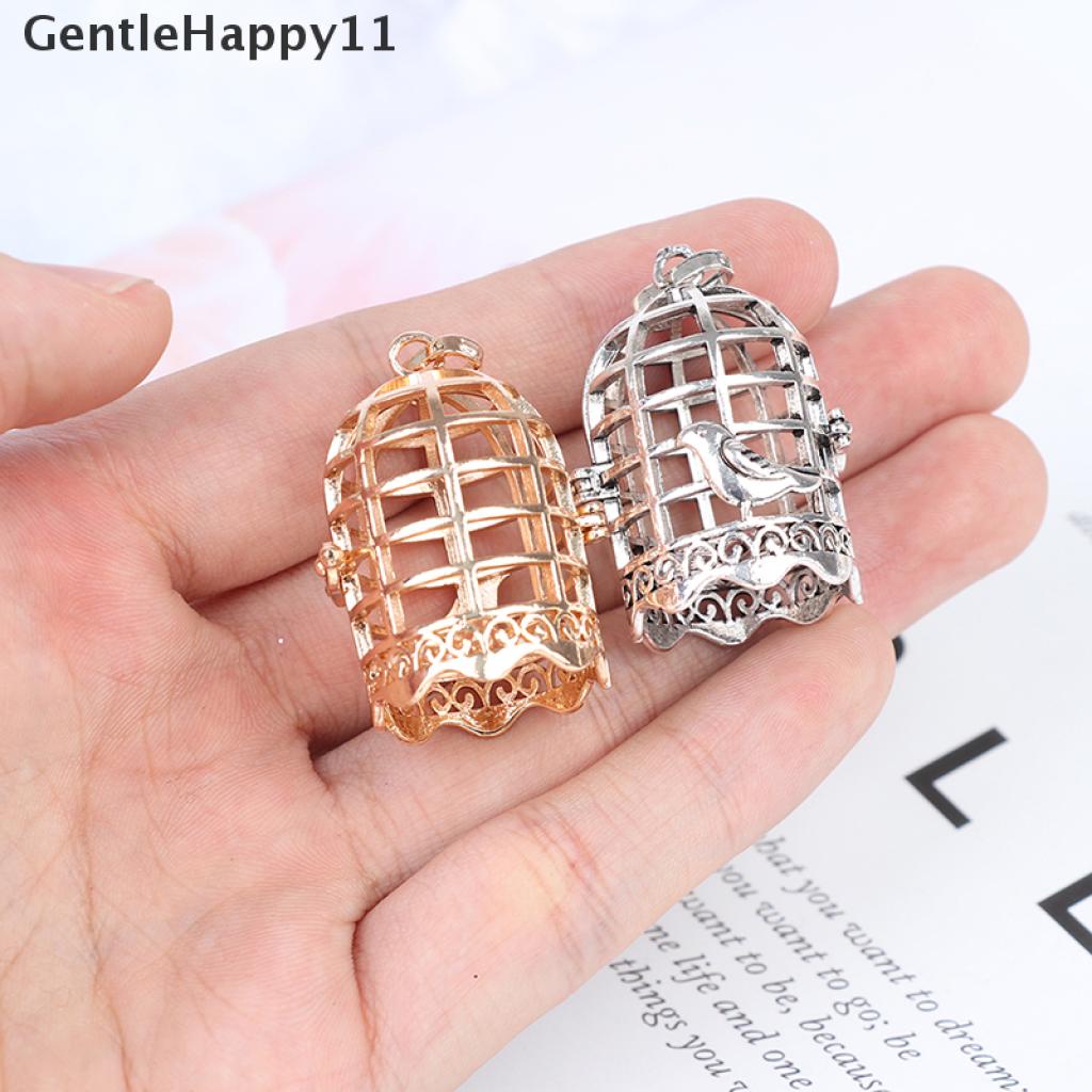 Gentlehappy Mainan Miniatur Kandang Burung Bahan metal Skala 1: 12 Untuk Dekorasi Rumah Boneka