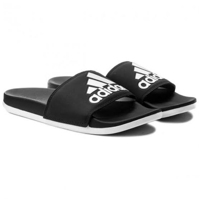 cinta Desilusión lógica Jual Size 38 - Sandal Adidas Adilette Comfort Black White Original - CG3427  | Shopee Indonesia
