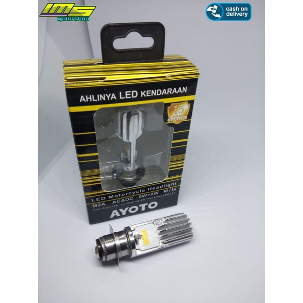 Dop lampu bohlam LED H6 ayoto