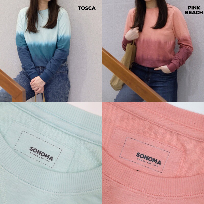 Sweater Sonoma Women Goods For Life Everyday Sweatshirt Tie Dye WOMEN-SNM-SW-01