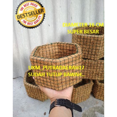 POT SERABUT ANGGREK / POT SERABUT / POT KELAPA / POT SERABUT KELAPA