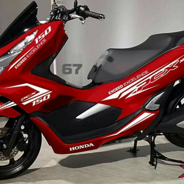 35+ Terbaik Untuk Stiker Honda Pcx Merah