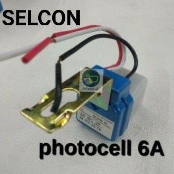 Sensor Cahaya / Photo Sensor / Photocell 6A MODEL SELCON