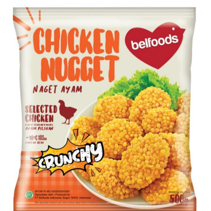 

Belfood Nugget Crunchy 500gr
