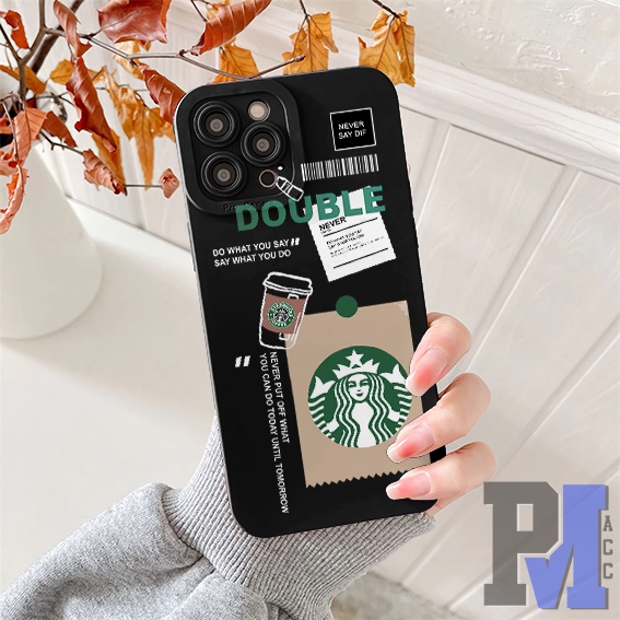 permataaccstore - SOFTCASE PRO CAMERA STARBUCKS CASE TERBARU REALME NARZO 50A PRIME 30A 50i C35 C31 