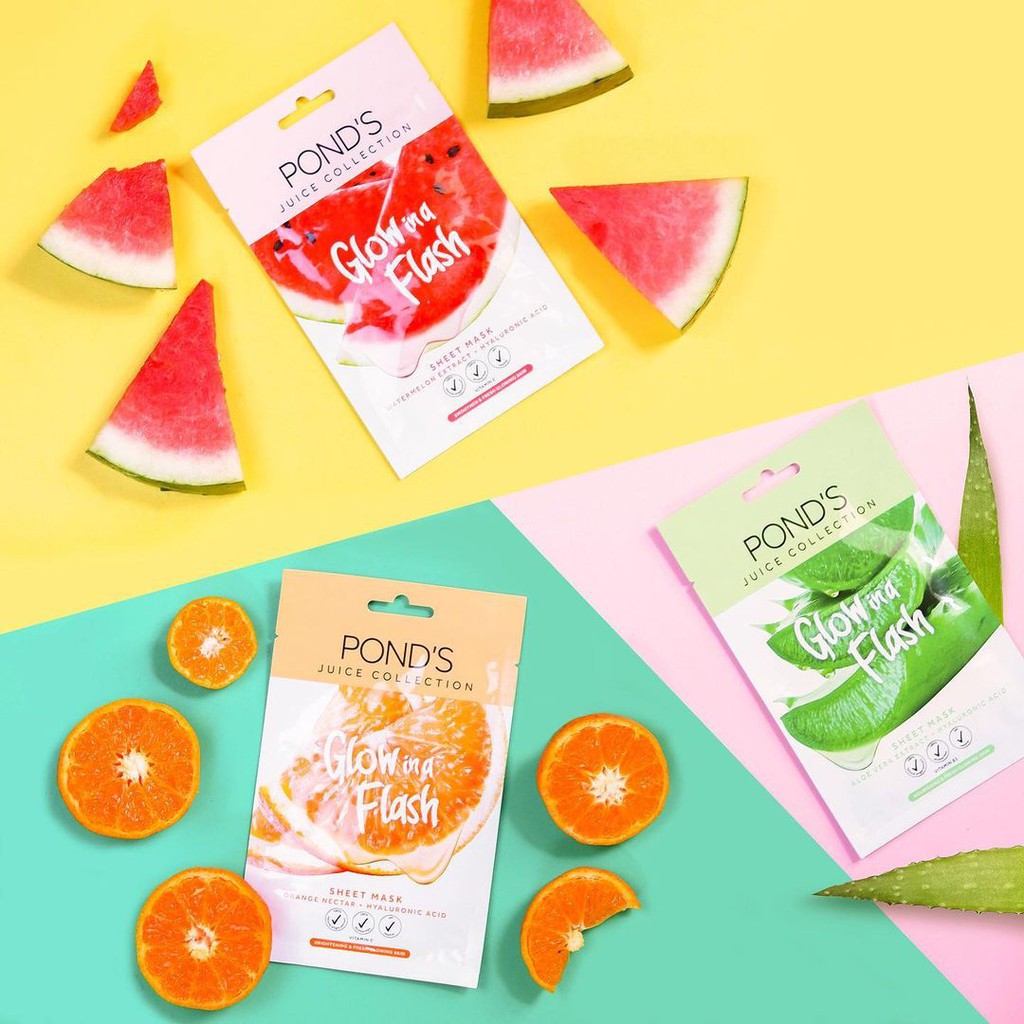 Pond's Juice Collection Glow in a Flash Sheet Mask