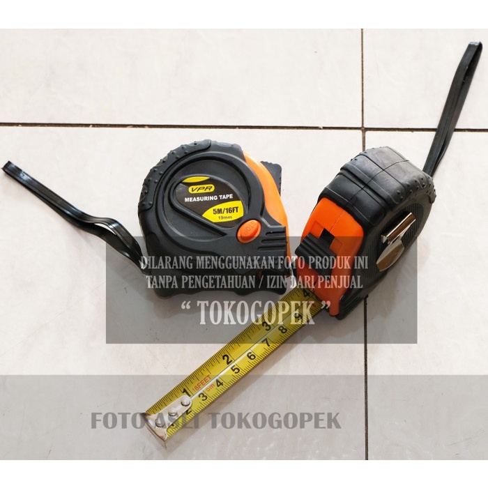 METERAN KARET 3 STOP - MEASURING TAPE - METERAN TUKANG