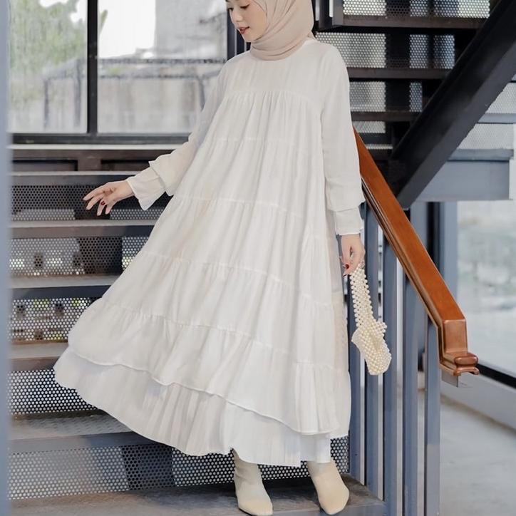 Murah Banget Atasan tunik Cempaka Full Ruffle