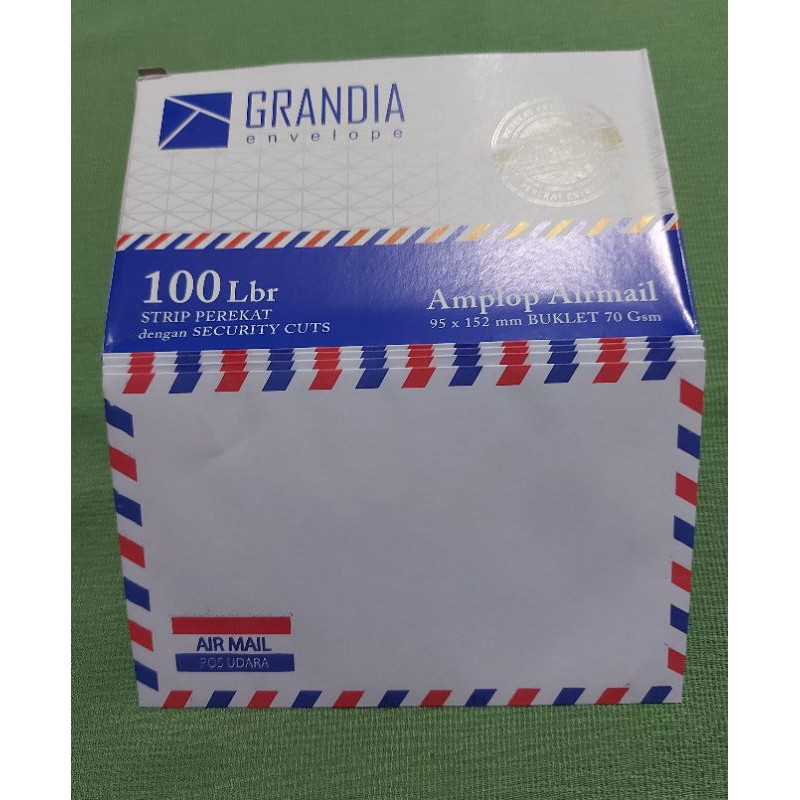 

(Ecer)Amplop Airmail GRANDIA per 7 Lembar