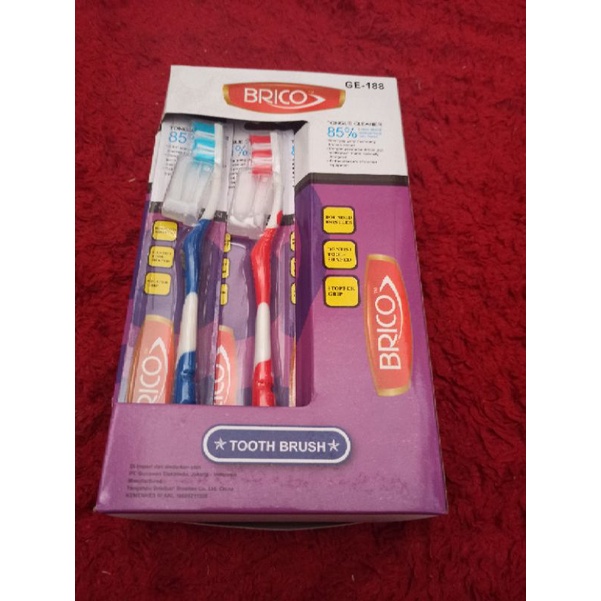 Sikat Gigi Toothbrush Tongue Cleaner Brico GE-188