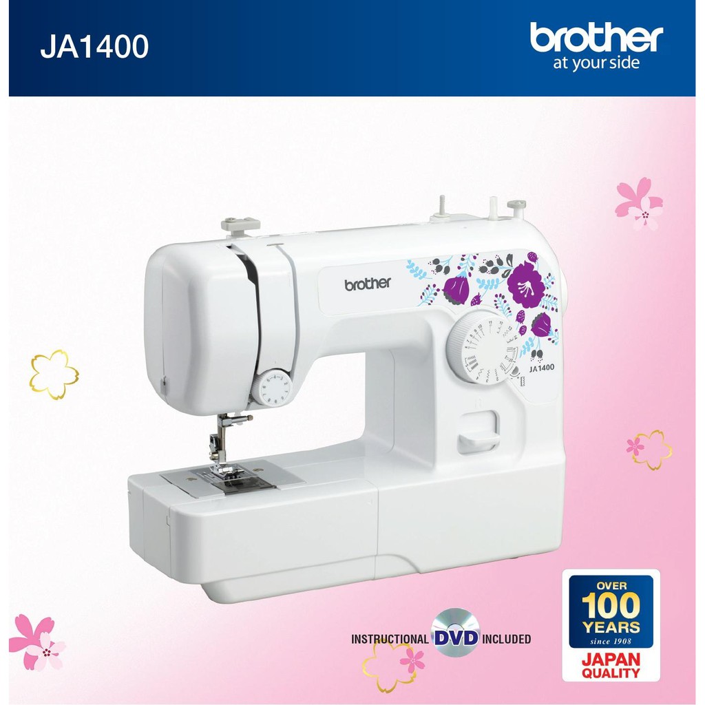 Mesin Jahit Brother JA 1400 / JA-1400 / JS 1410 (Portable Multifungsi)