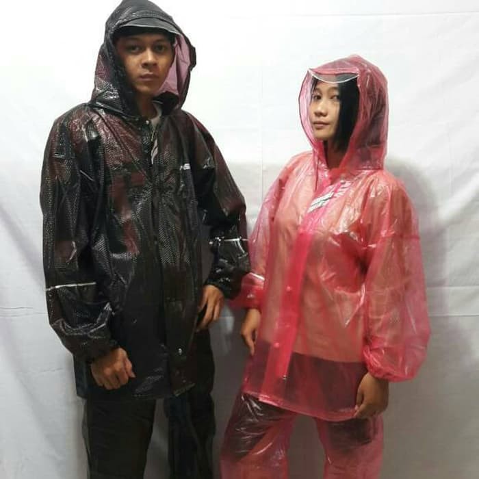 Jas Hujan ASV New Motif Carbon (PVC) / JAS HUJAN ASV PVC