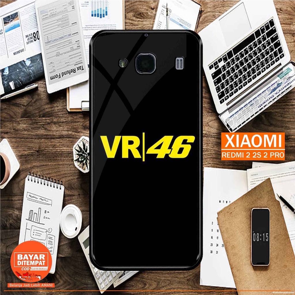 SRC - Case Xiaomi Redmi 2 2S 2 Pro motif moto gp sport vr46 Casing Hardcase Glossy 2D Terbaru Siliko