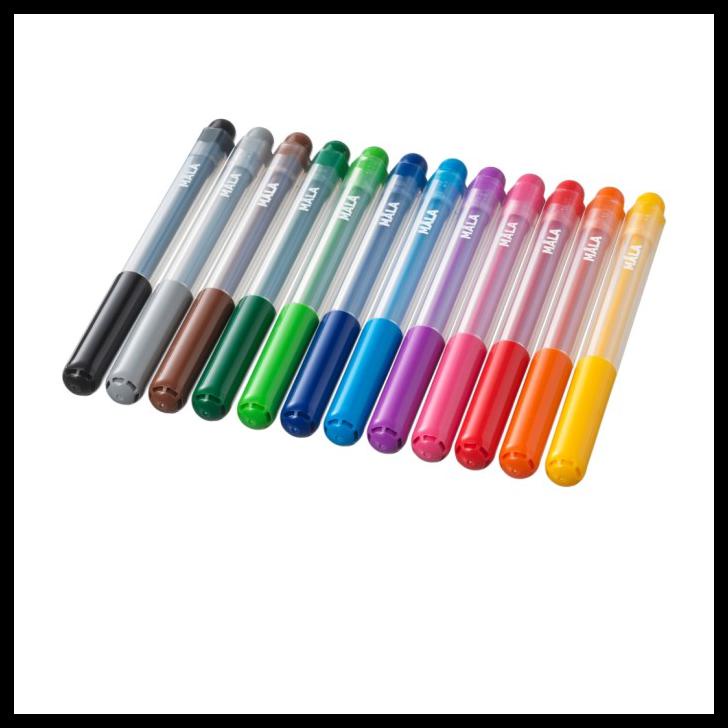 

Sepidol Tinta Berwarna Isi 12Pcs Warna Campuran Cantik Dan Unik