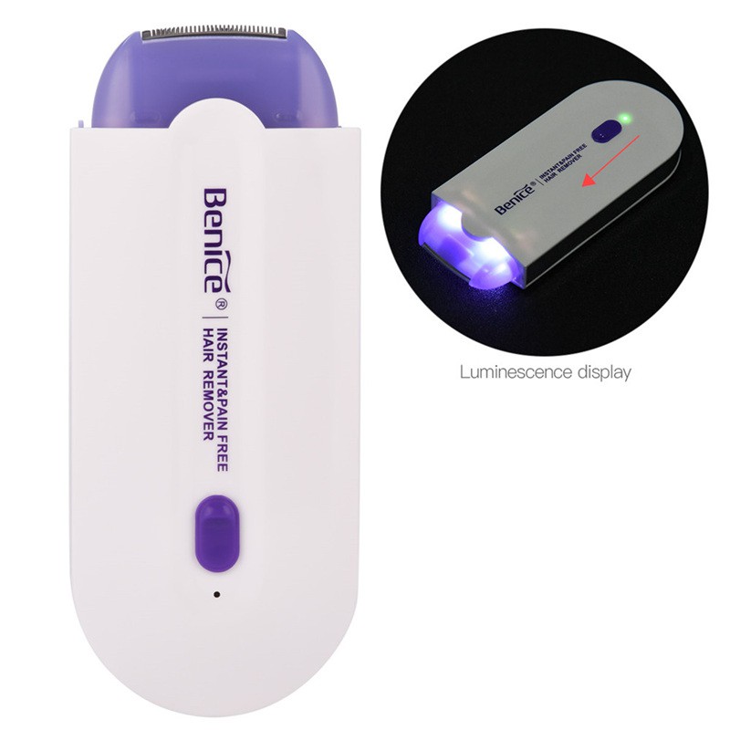 

CkeyiN Sense-light Induction Epilator Shaving Razor Hair Remover Isi Ulang Gratis