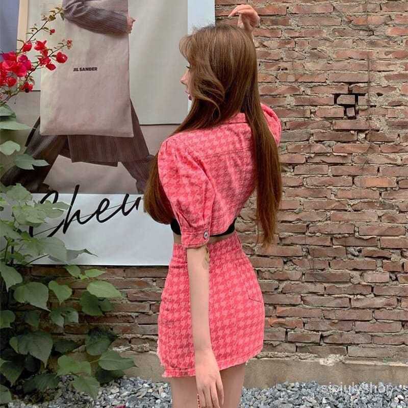 #Sisjuly# Kemeja wanita lengan pendek ceruk pendek musim panas wanita top Prancis baru RWZ0