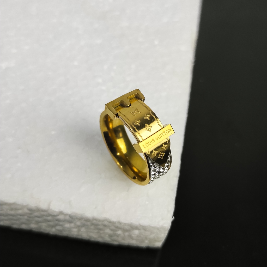 Cincin titanium korea style anti karat