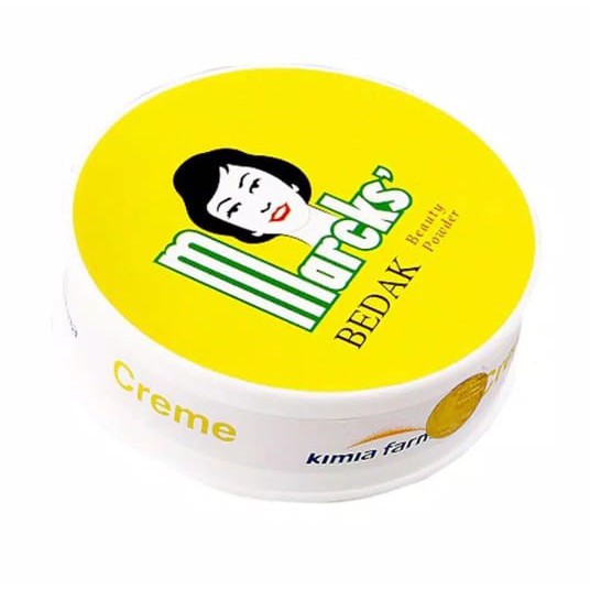 Marcks' Bedak Tabur Classic 40gr - Bedak Tabur Persembahan Marcks' Untuk Semua Jenis Kulit Dengan Formula Menyempurnakan Penampilan Kulit Wajah Kuning Powder Wajah Sawo Berminyak
