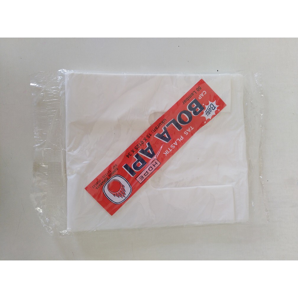 Tas Plastik Putih Kecil Ukuran 15