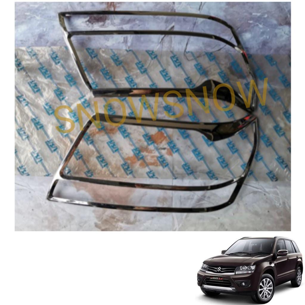 Garnish Lampu Depan Suzuki Grand Vitara Chrome