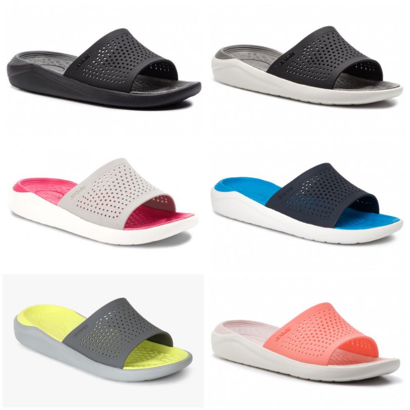 Crocs LiteRide Slide | Sandal Crocs | Sandal Slide | Sandal Wanita | Sandal Pria | Sandal Karet