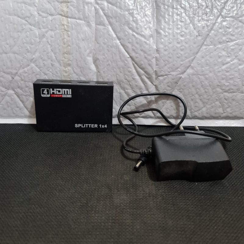 Hdmi Splitter 4 Port 1080p 1080 p TV CCTV Laptop Bekas Rusak HD FHD