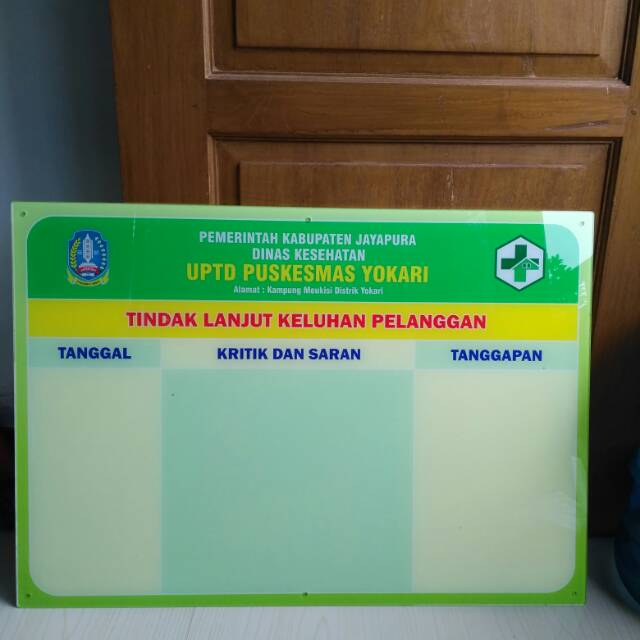 

Akrilik Papan Umpan Balik Keluhan Pelanggan