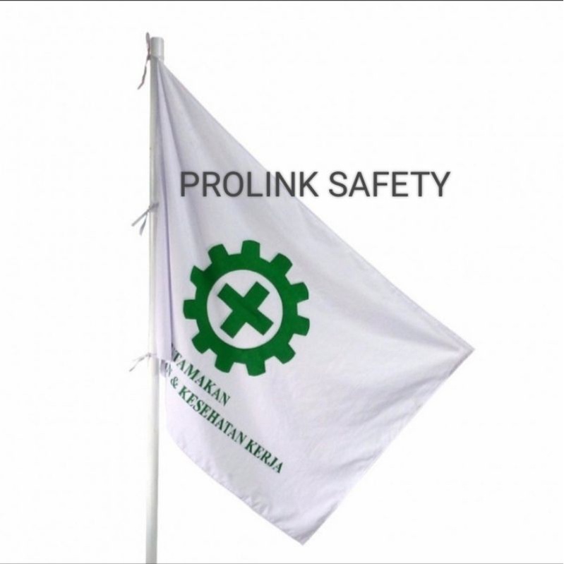 BENDERA SAFETY K3 STANDAR DISNAKER 135 X 90 CM