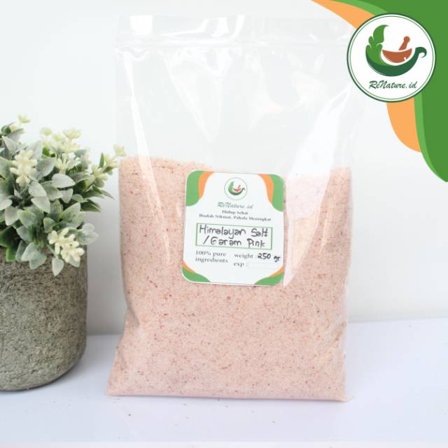 

Renatureid - garam Himsalt 250 gr / garam himalayan salt 250 gram / garam pink herbal rena / renature